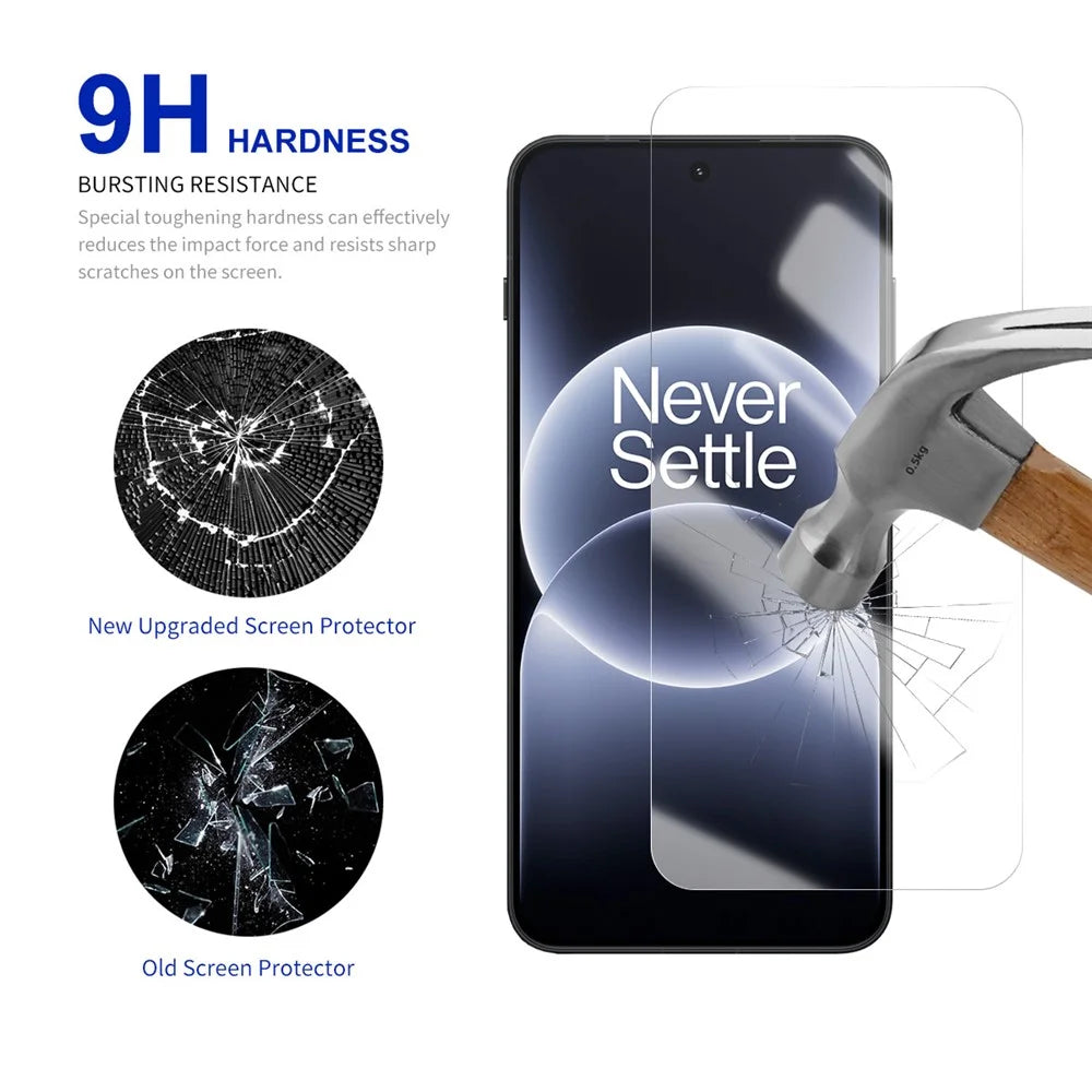 RURIHAI 10Pcs for OnePlus Ace 6T 5G / 15R 5G 0.18mm Screen Protector HD Clear Full Glue High Aluminium-silicon Glass Film (Fingerprint Unlock) (NOT Complete Covering) - 3
