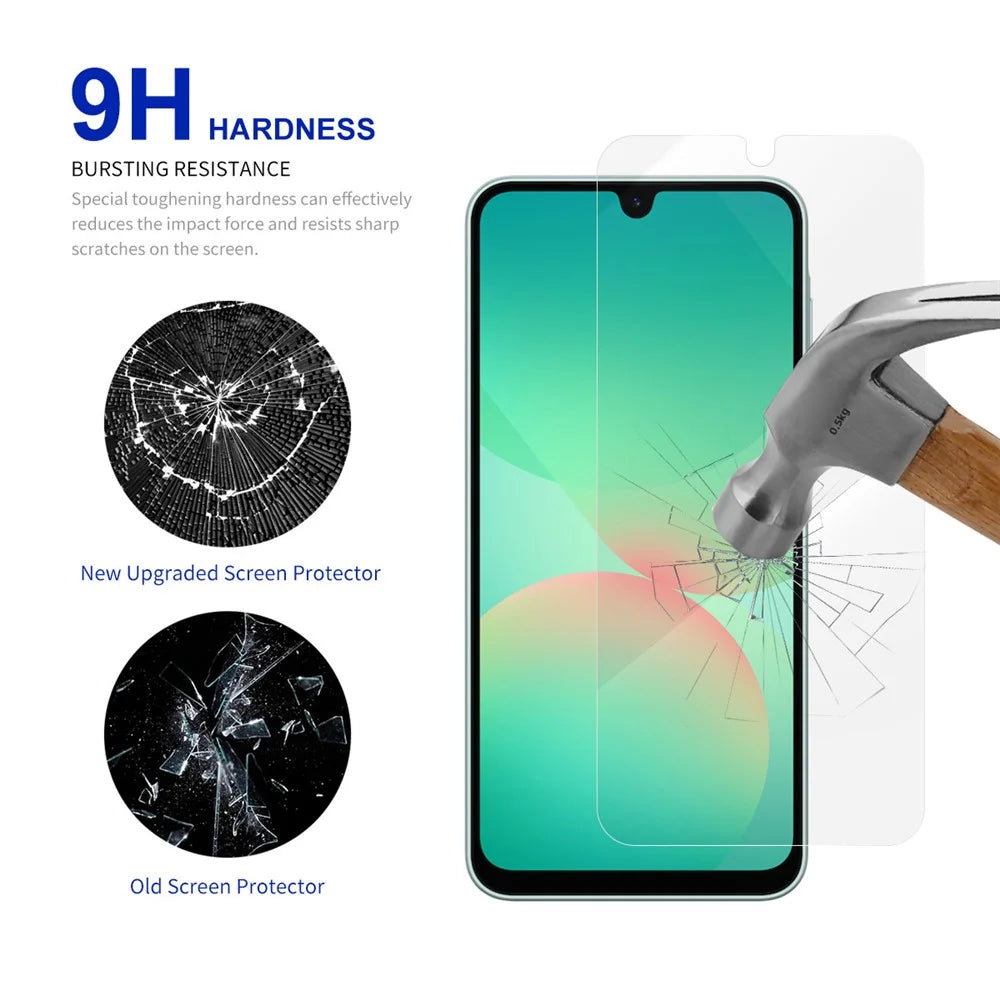 RURIHAI 10Pcs For Samsung Galaxy A27 5G Screen Protector 0.26mm 2.5D Full Glue High Aluminium Silicon Glass Film (NOT Complete Covering) - 3