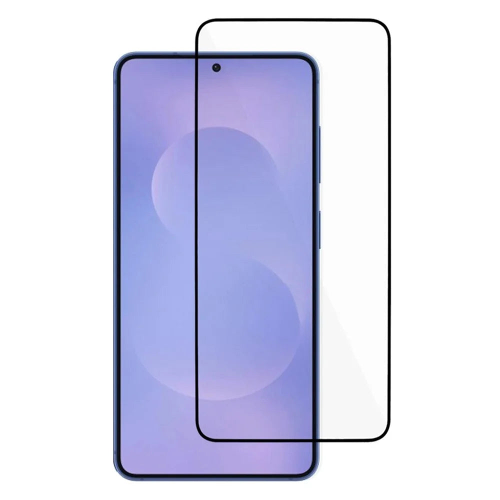 For Samsung Galaxy S26+ Full Screen Protector Silk Printing Full Glue Tempered Glass Film 0.18mm Ultra-Thin (Support Fingerprint Unlock) - 1