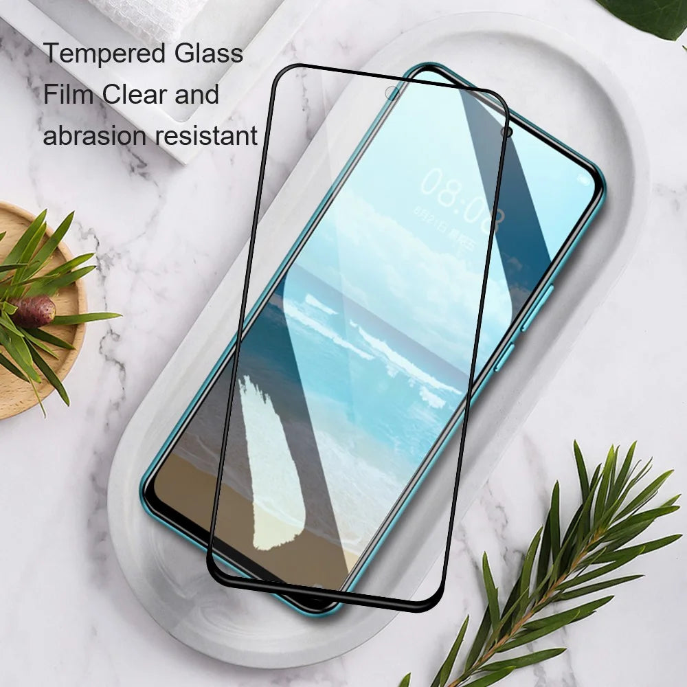 AMORUS 2Pcs For Honor Magic8 5G Full Screen Protector Shatterproof Silk Printing Full Glue Tempered Glass Film - 6