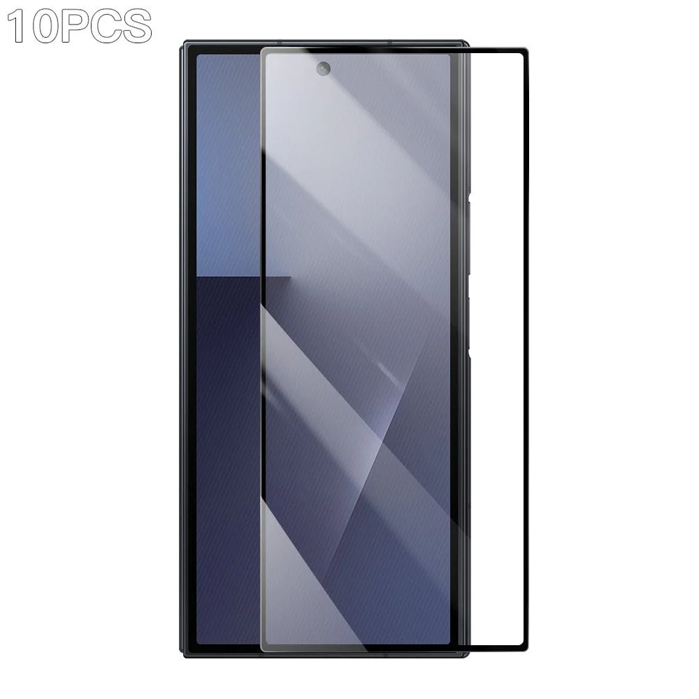 RURIHAI 10Pcs For Samsung Galaxy Z TriFold 5G High Aluminium-Silicon Glass Film Full Glue 0.26mm 2.5D Full Screen Protector - 1