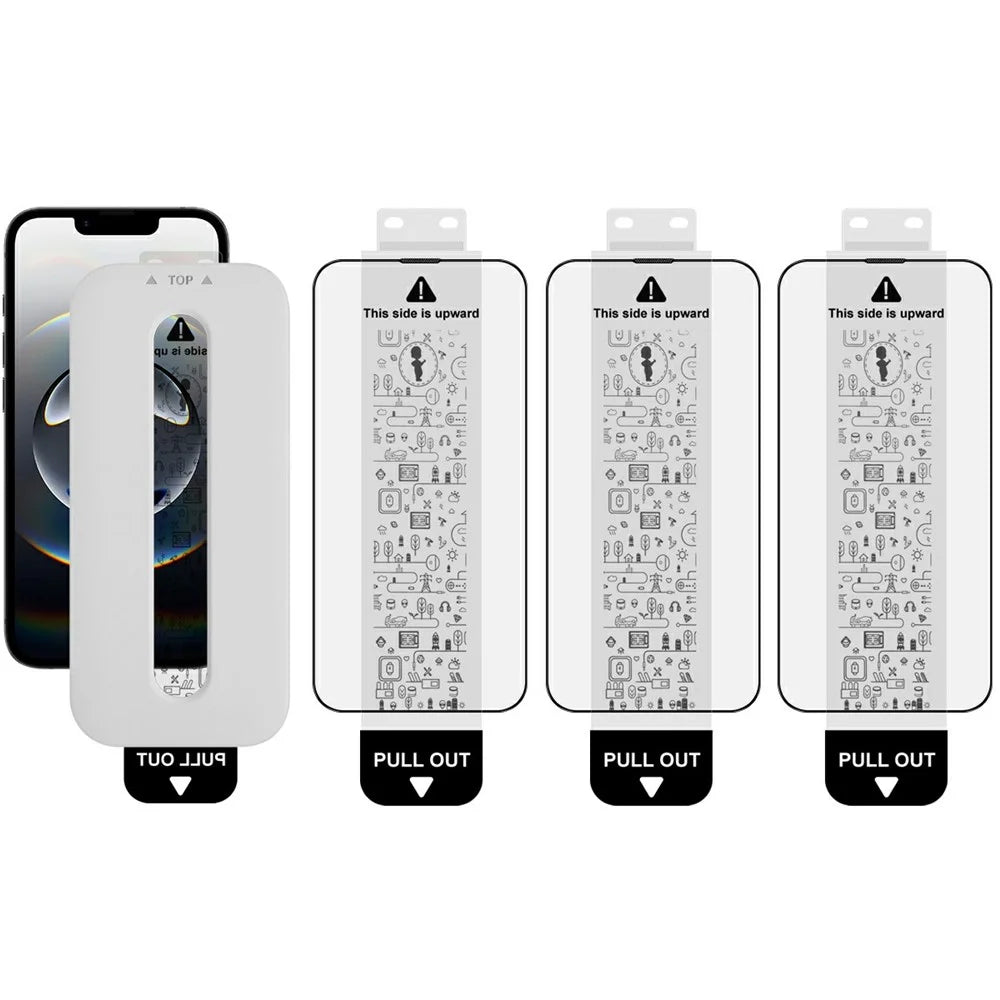 IMAK 3Pcs For iPhone 17e / 16e Tempered Glass Full Screen Protector Full Glue Film with Dust-free Installation Tool - 1