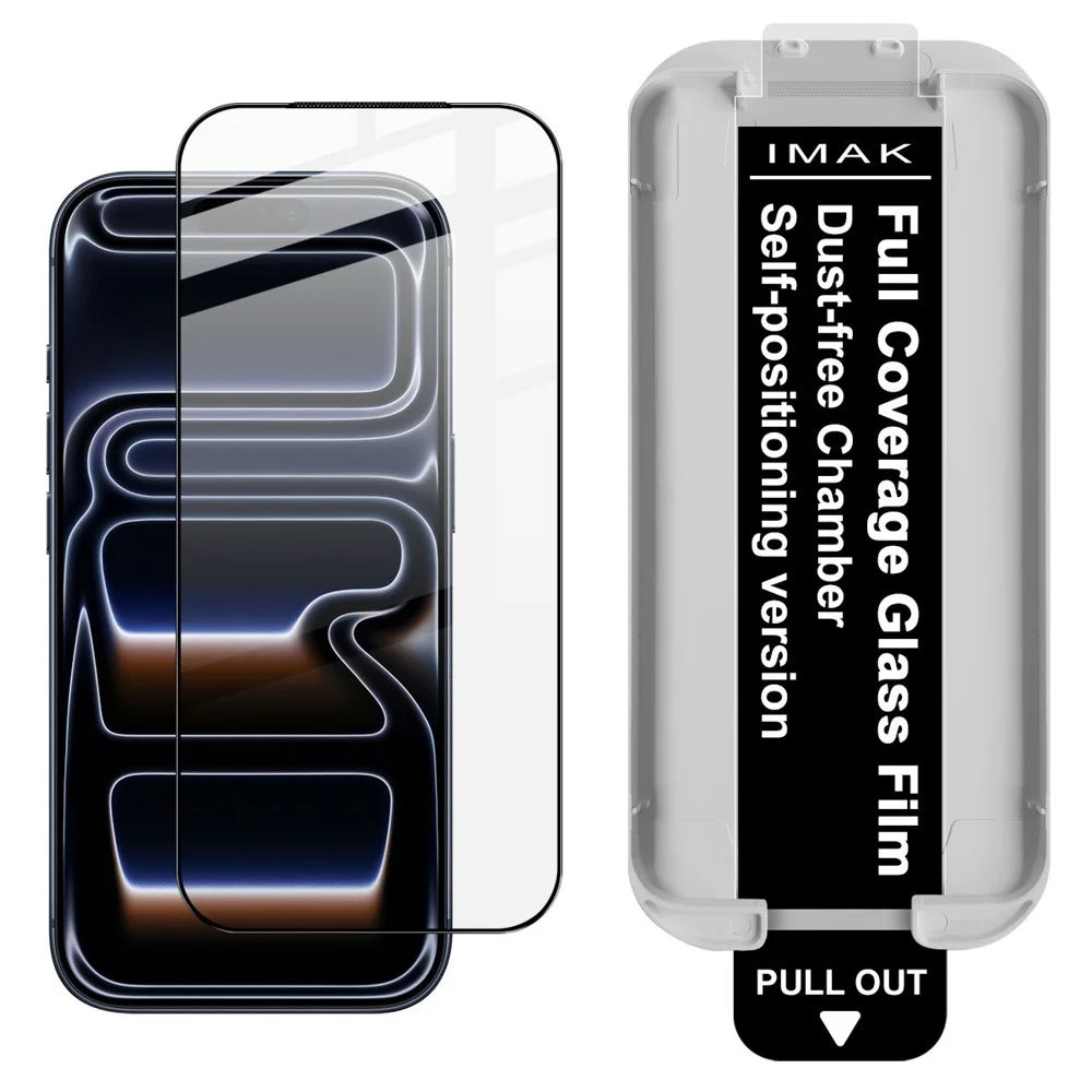 IMAK 3Pcs For iPhone 17 Pro Max Tempered Glass Full Screen Protector Full Glue Film with Dust-free Installation Tool - 2