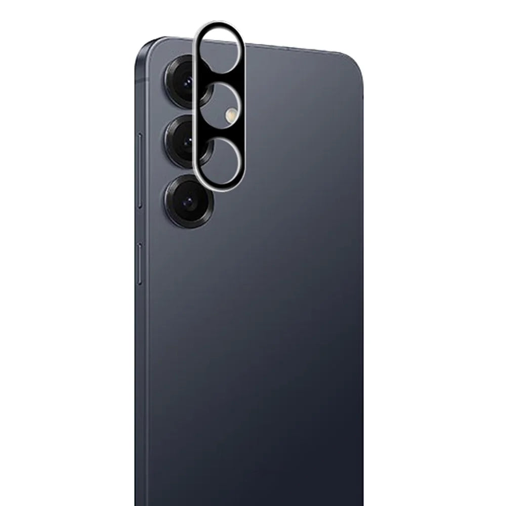 MOCOLO For Samsung Galaxy S26+ Camera Lens Protector Silk Printing Tempered Glass Lens Film (Complete Covering) - Black - 2