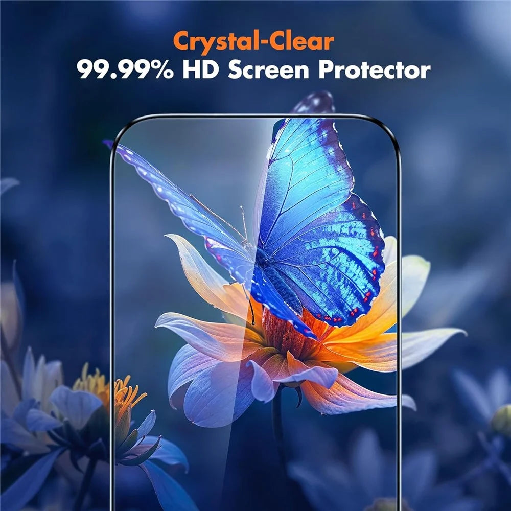 For iPhone 18 Pro Max / 17 Pro Max HD Full Screen Protector 0.18 mm Ultra Thin High Aluminium-silicon Silk Printing Tempered Glass Film - 5