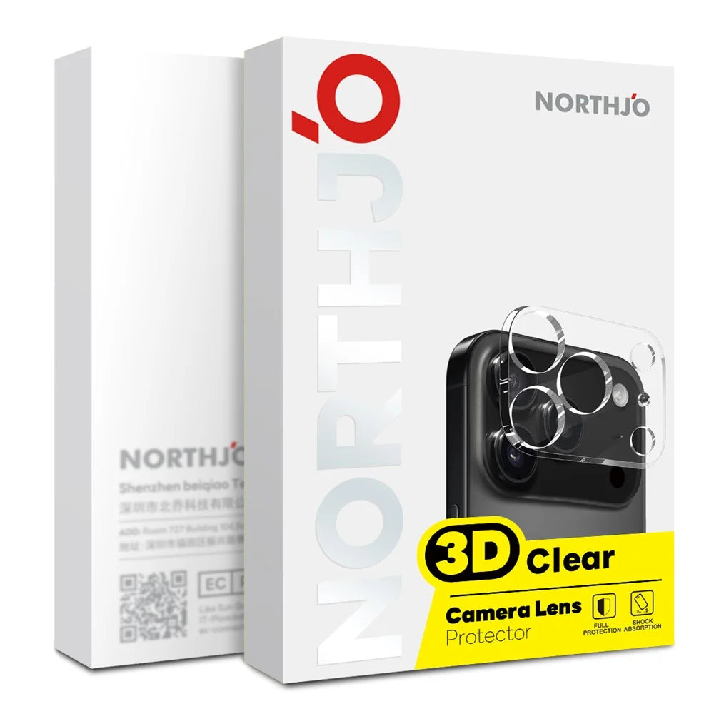 NORTHJO For Samsung Galaxy S26 Ultra Camera Lens Protector Tempered Glass HD Clear 3D Full Coverage - 5