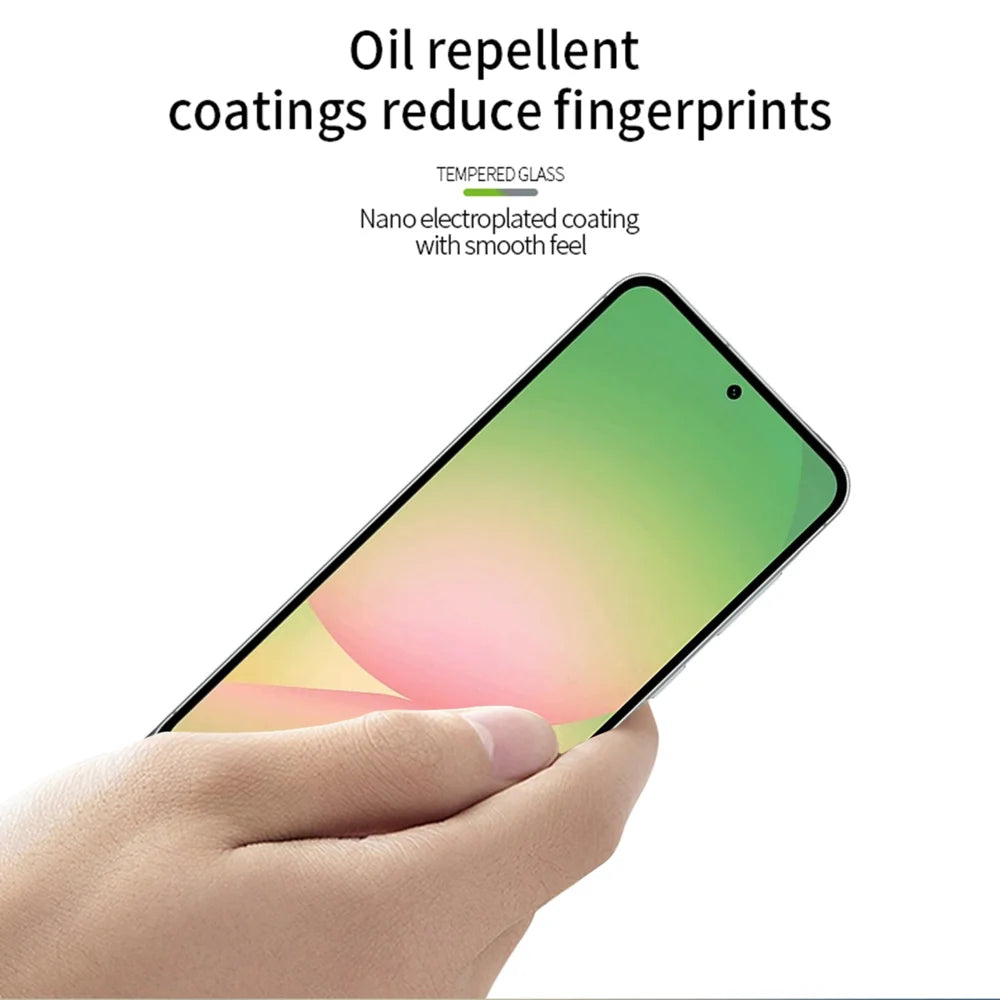 PINWUYO For Samsung Galaxy A57 5G Tempered Glass Film  JK Series-2 9H Full Glue Full Screen Protector - Black - 4