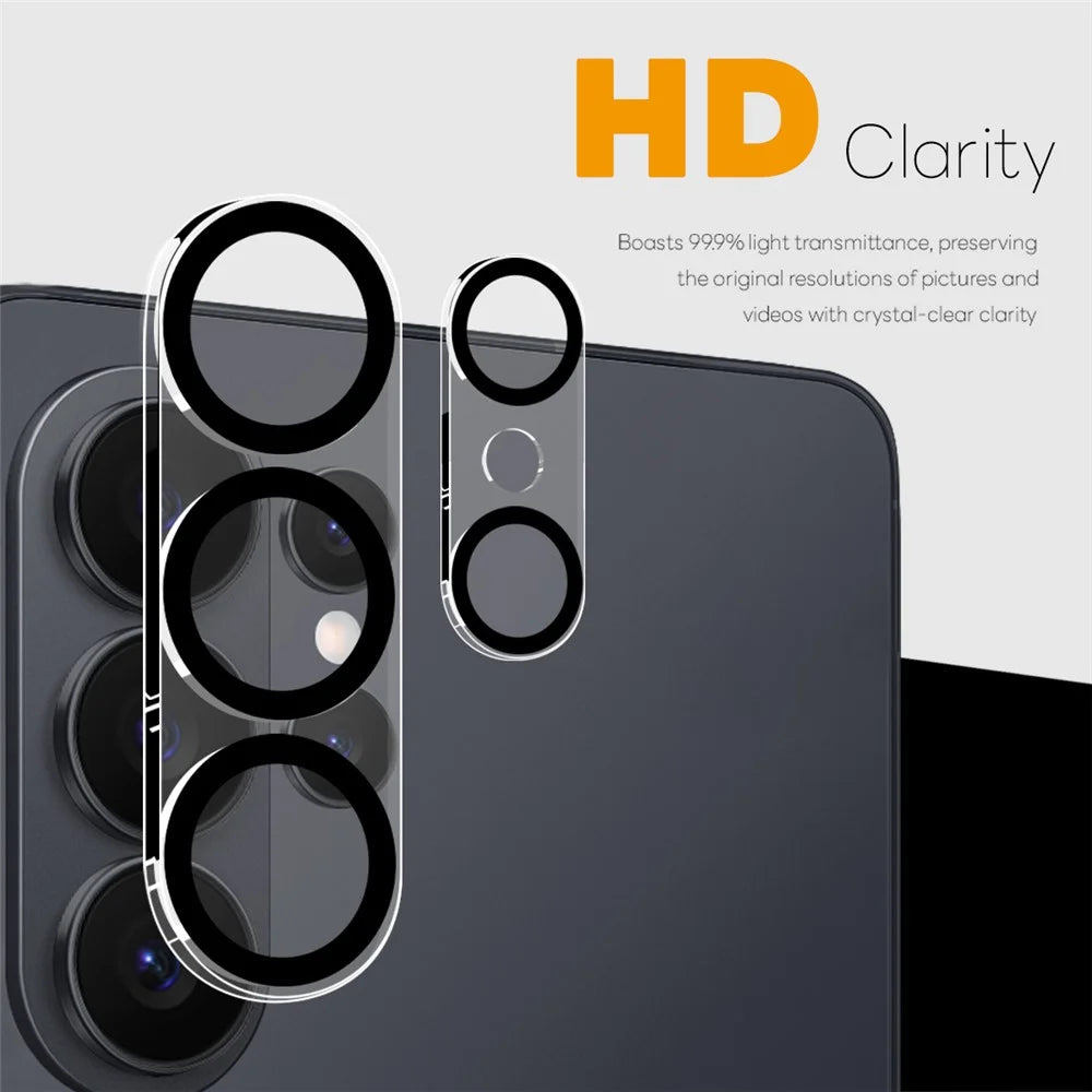 NORTHJO For Samsung Galaxy S26 Ultra Silk Printing Camera Lens Protector Tempered Glass HD Clear 3D Full Coverage - 2