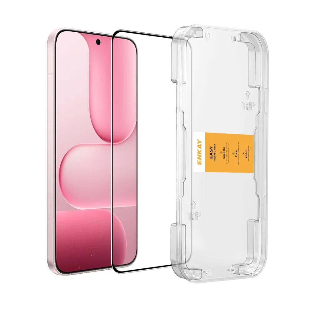 ENKAY HAT PRINCE For Honor 400 Smart 4G HD Clear Film   Full Coverage Full Glue Tempered Glass Screen Protector with Installation Tool - Transparent - 1