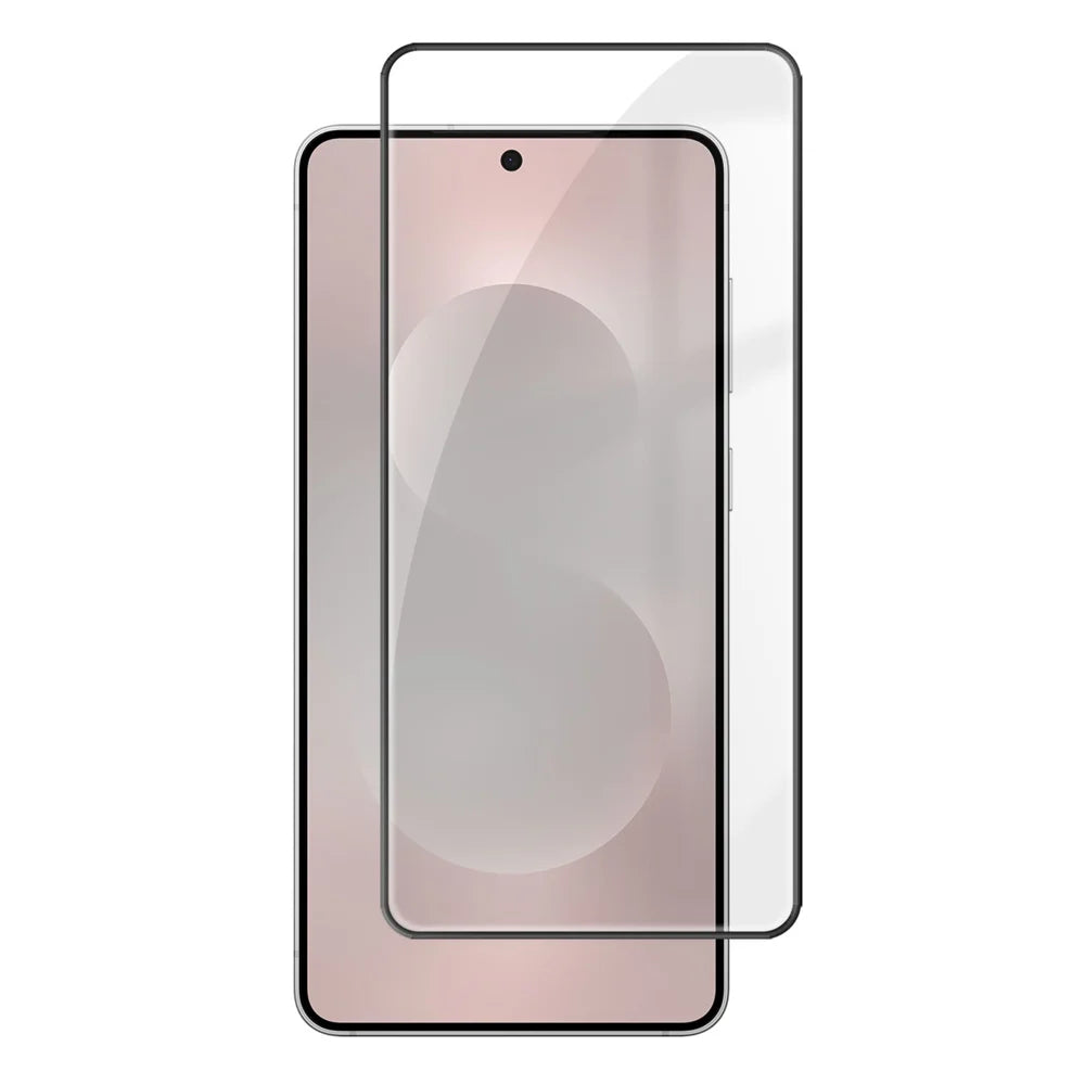 For Samsung Galaxy S26+ HD Full Screen Protector Silk Printing Black Edge High Aluminium-silicon Glass Film - As Shown - 1
