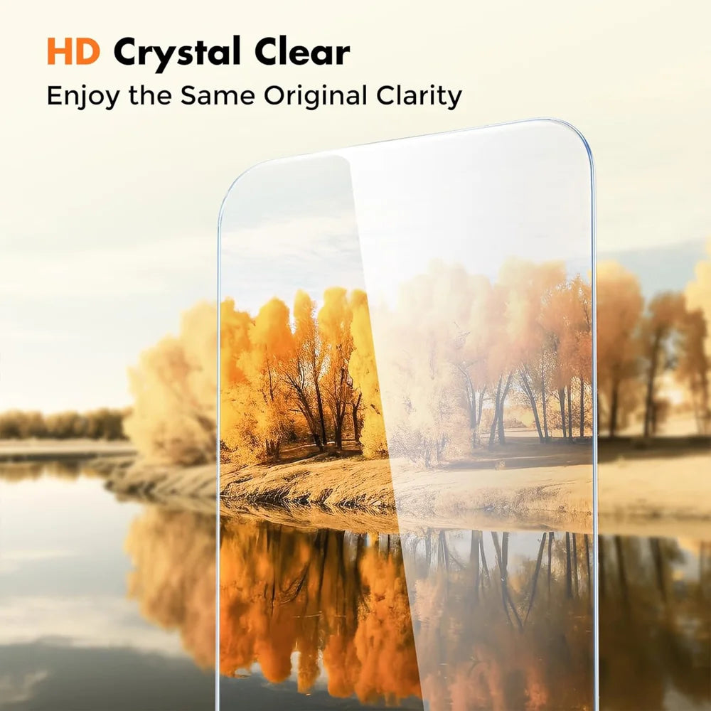 For iPhone 17e / 16e 10Pcs HD Screen Protector High Aluminium-silicon Anti-fingerprint Tempered Glass Film (Not Complete Covering) - As Shown - 4