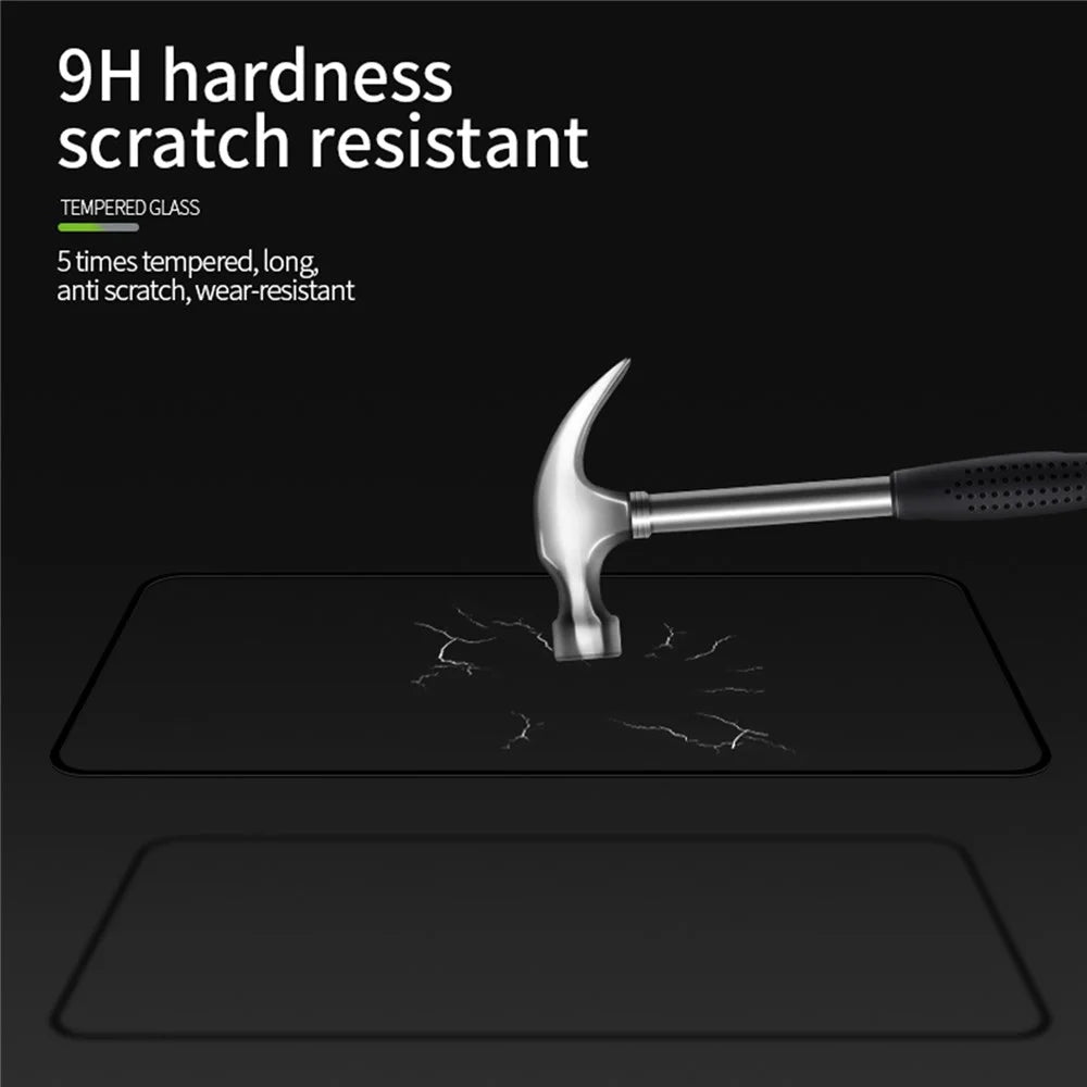 PINWUYO JK Series-2 For Samsung Galaxy A37 5G Tempered Glass Film 9H Full Glue Full Screen Protector - Black - 4