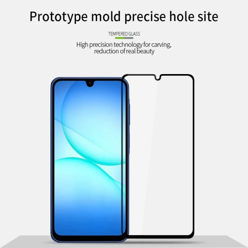 PINWUYO For Samsung Galaxy A27 5G Tempered Glass Film  JK Series-2 9H Full Glue Full Screen Protector - Black - 3