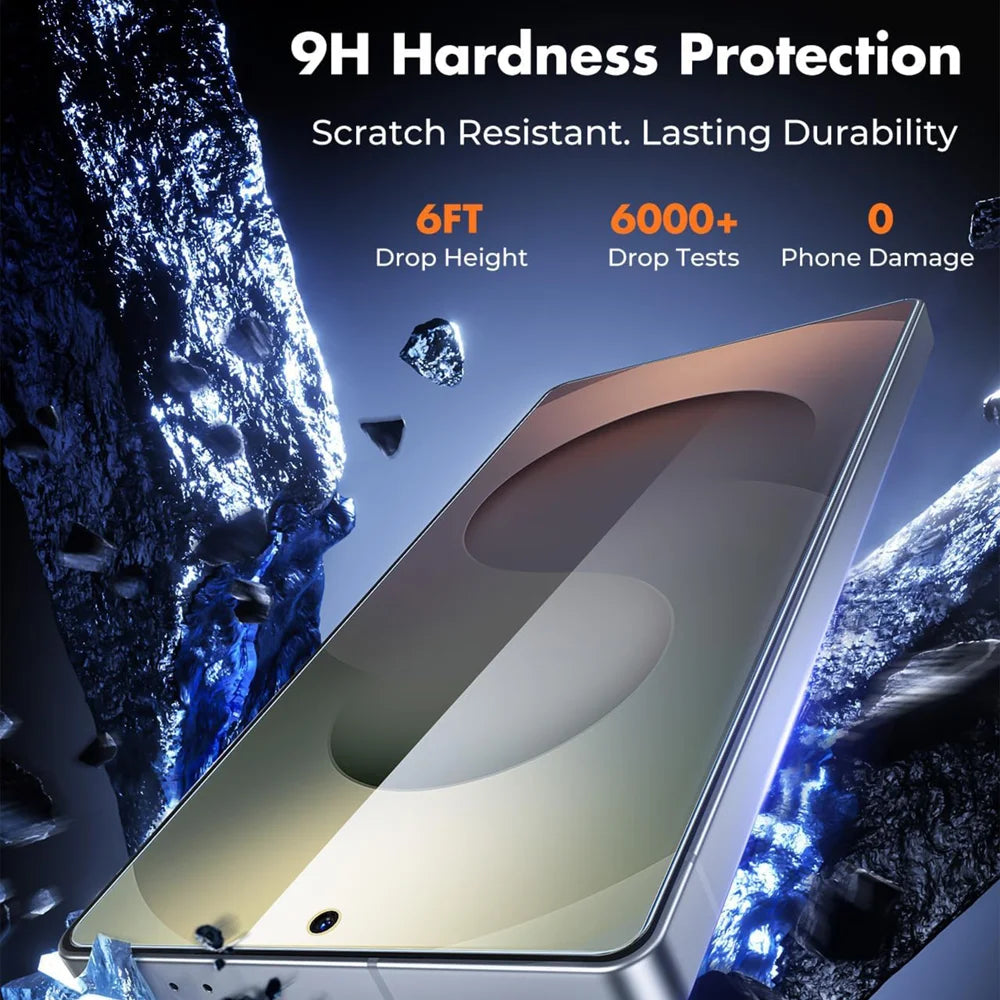 For Samsung Galaxy S24 10Pcs HD Screen Protector High Aluminium-silicon Anti-fingerprint Tempered Glass Film (Not Complete Covering) - As Shown - 6
