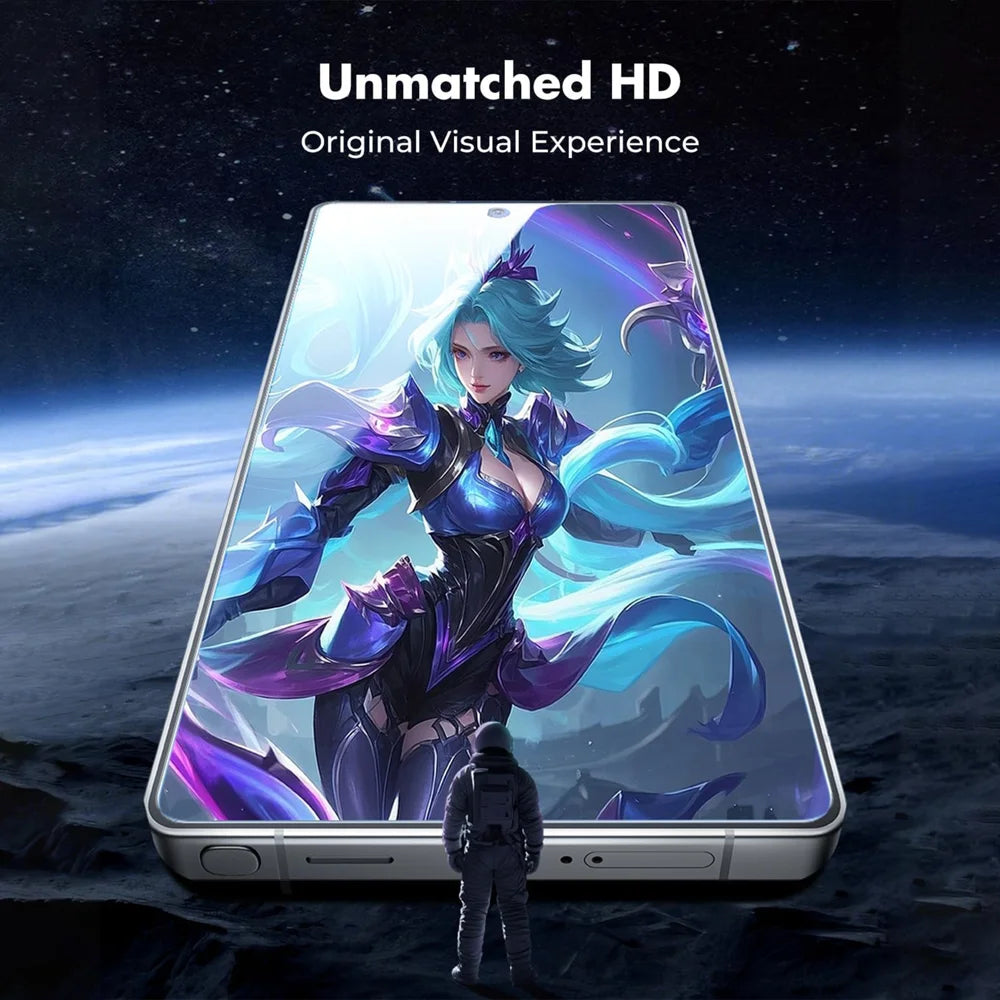 For Samsung Galaxy A06 5G 10Pcs HD Screen Protector High Aluminium-silicon Anti-fingerprint Tempered Glass Film (Not Complete Covering) - As Shown - 3