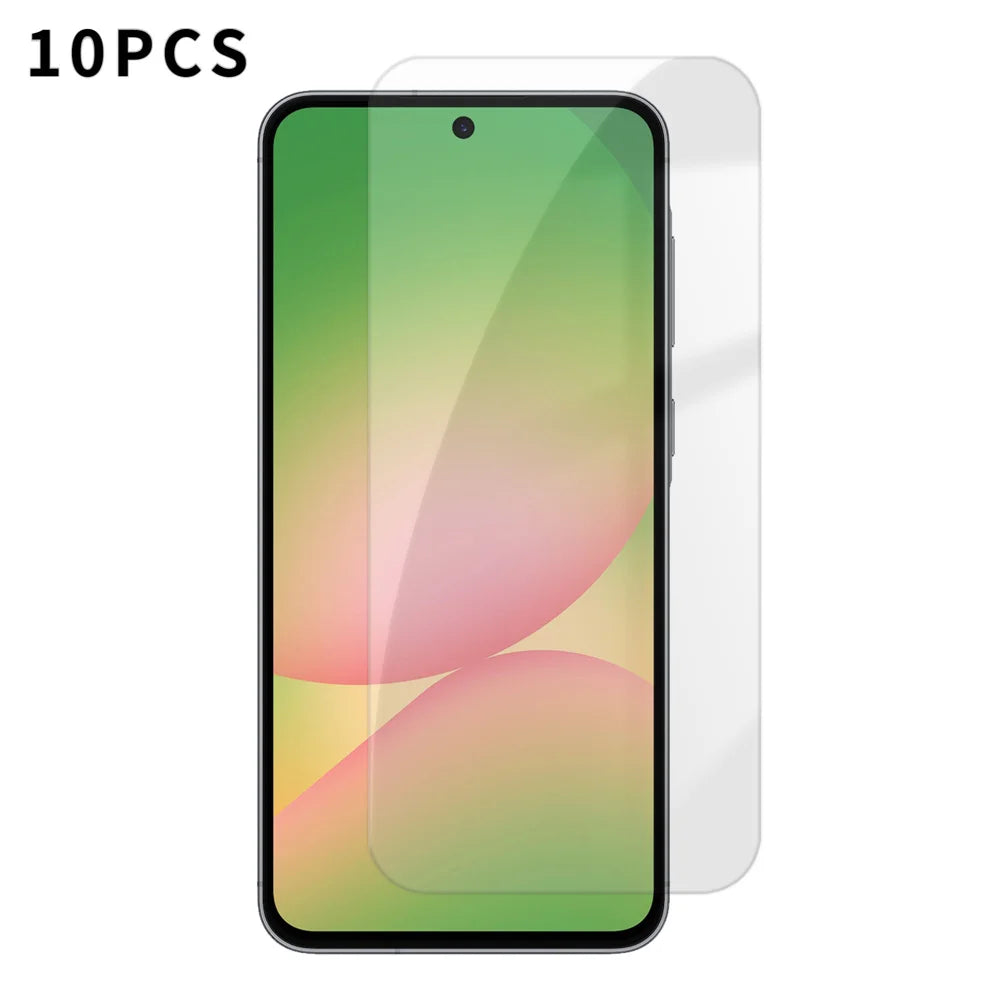 For Samsung Galaxy A57 5G 10Pcs HD Screen Protector High Aluminium-silicon Anti-fingerprint Tempered Glass Film (Not Complete Covering) - As Shown - 1