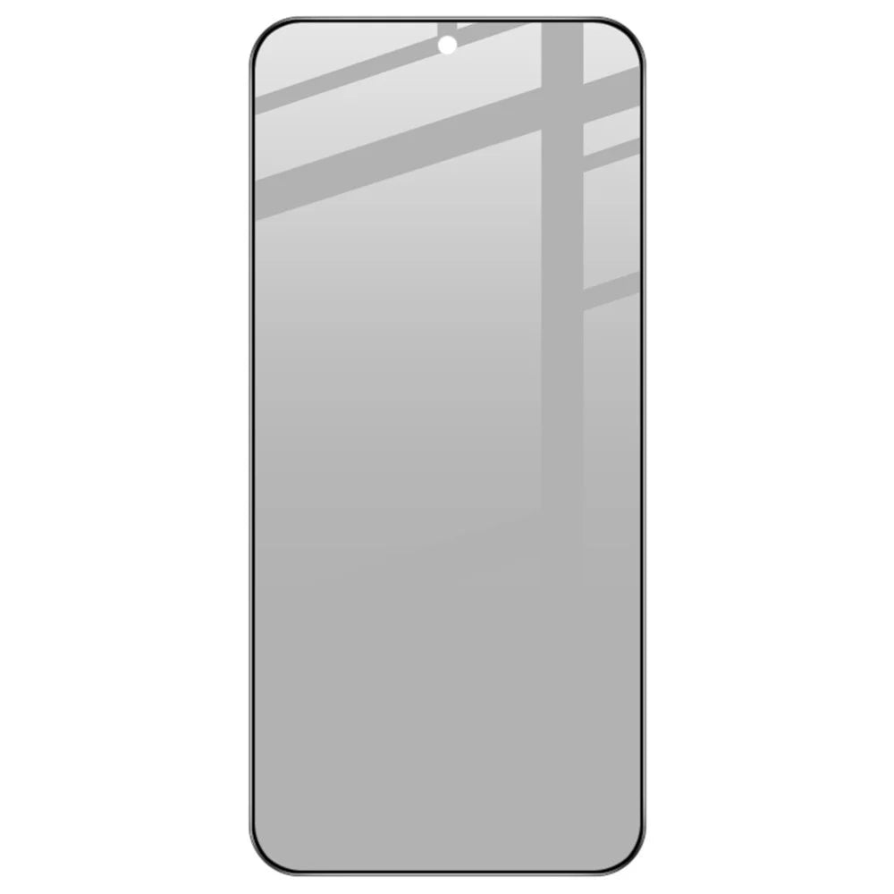 IMAK Privacy Screen Protector for Honor Win Turbo 5G / Magic8 Lite 5G / X9d 5G / X70 5G Anti Peep Full Cover Tempered Glass Film (Fingerprint Unlock) - Black - 2