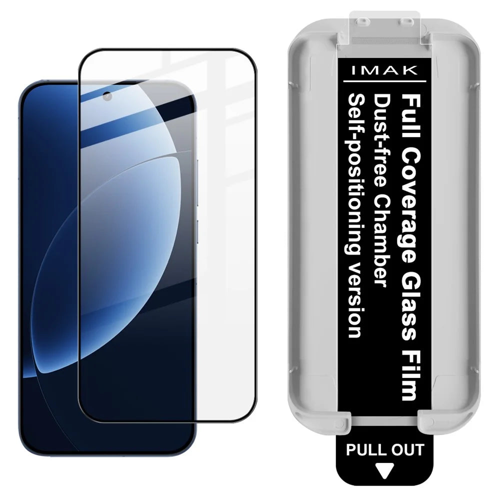 IMAK 3Pcs Tempered Glass For Realme GT 8 5G  /  GT 8 Pro 5G Full Screen Protector Full Glue Film with Dust-free Installation Tool (Fingerprint Unlock) - 2