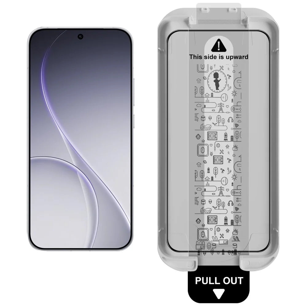 IMAK 3Pcs Tempered Glass For Oppo Reno15 Pro Max 5G (Global)  /  Reno15 Pro 5G (China) Full Screen Protector Full Glue Film with Dust-free Installation Tool (Fingerprint Unlock) - 3