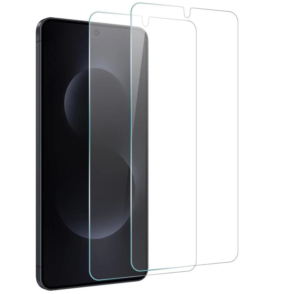 NORTHJO 2Pcs A++ For Samsung Galaxy S26 Tempered Glass Screen Protector 0.15mm 2.5D Film (Support Fingerprint Unlock , NOT Complete Covering) - Transparent - 1