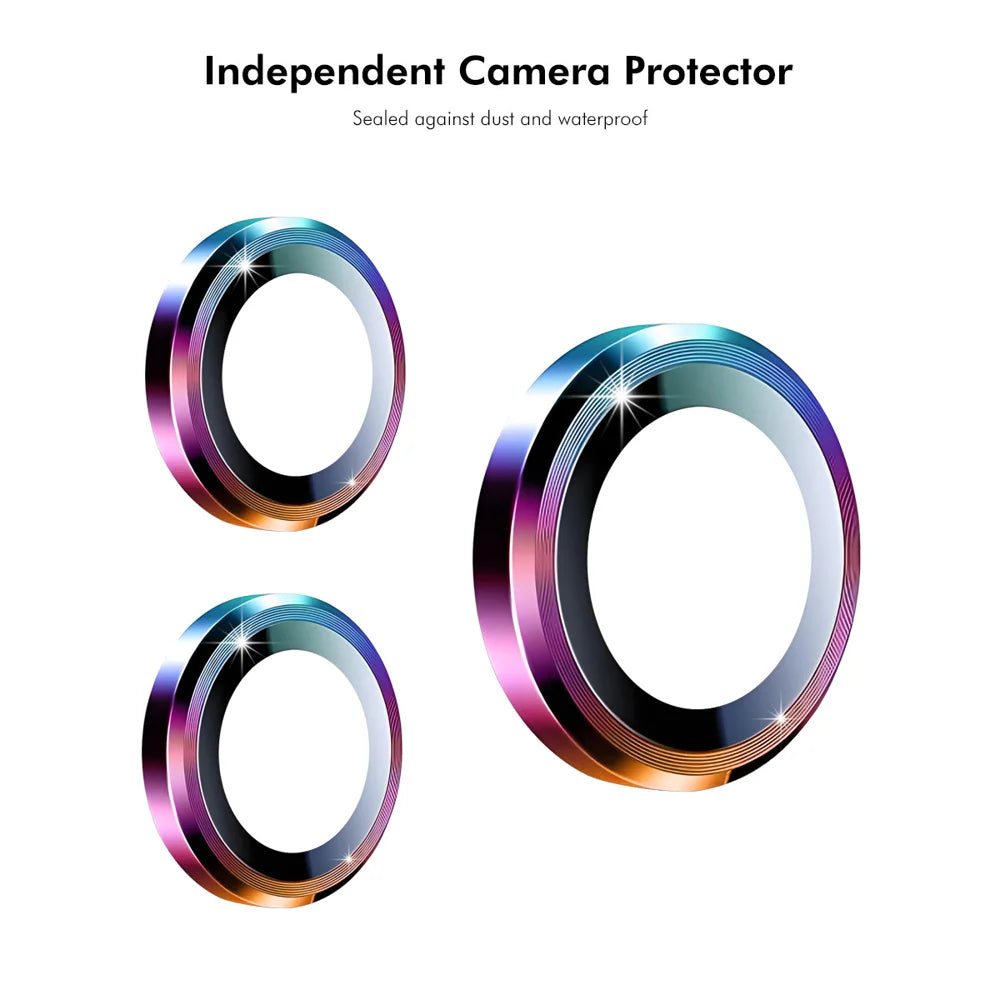 ENKAY HAT PRINCE For Oppo Reno15 5G (Global) Camera Lens Protector  Metal Ring Lens Film - Black - 6