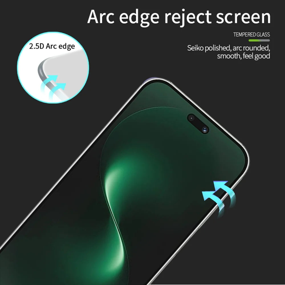 MOFI For Huawei nova 15 Ultra 5G Screen Protector  9H Full Glue Full Coverage High Aluminum-Silicon Glass Film - Black - 2