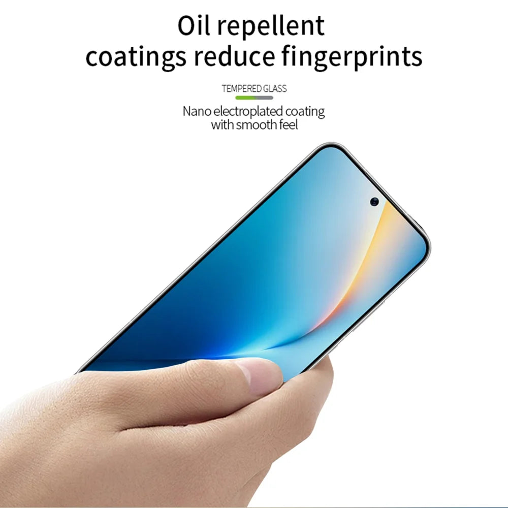 MOFI For Honor Win RT 5G / Honor Win 5G Screen Protector  9H Full Glue Full Coverage High Aluminum-Silicon Glass Film - Black - 4