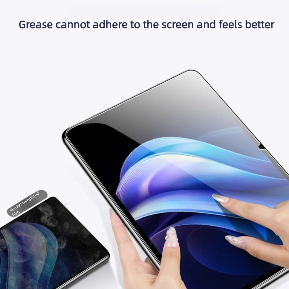 For Oppo Pad Screen Protector Arc Edge Tempered Glass Film with Auto Dust-free Installation Tool (NOT Complete Covering) - Transparent - 2