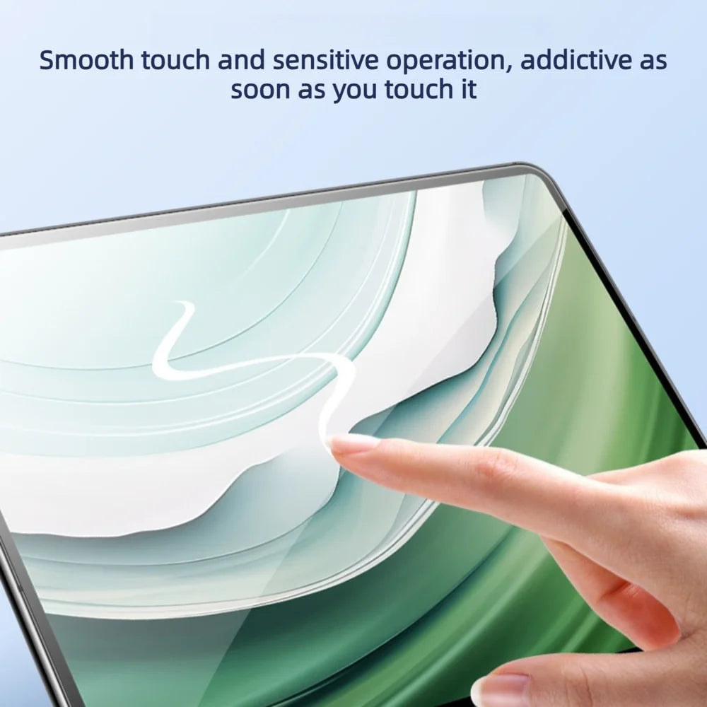For Honor MagicPad 13 Screen Protector Arc Edge Tempered Glass Film with Auto Dust-free Installation Tool (NOT Complete Covering) - Transparent - 7