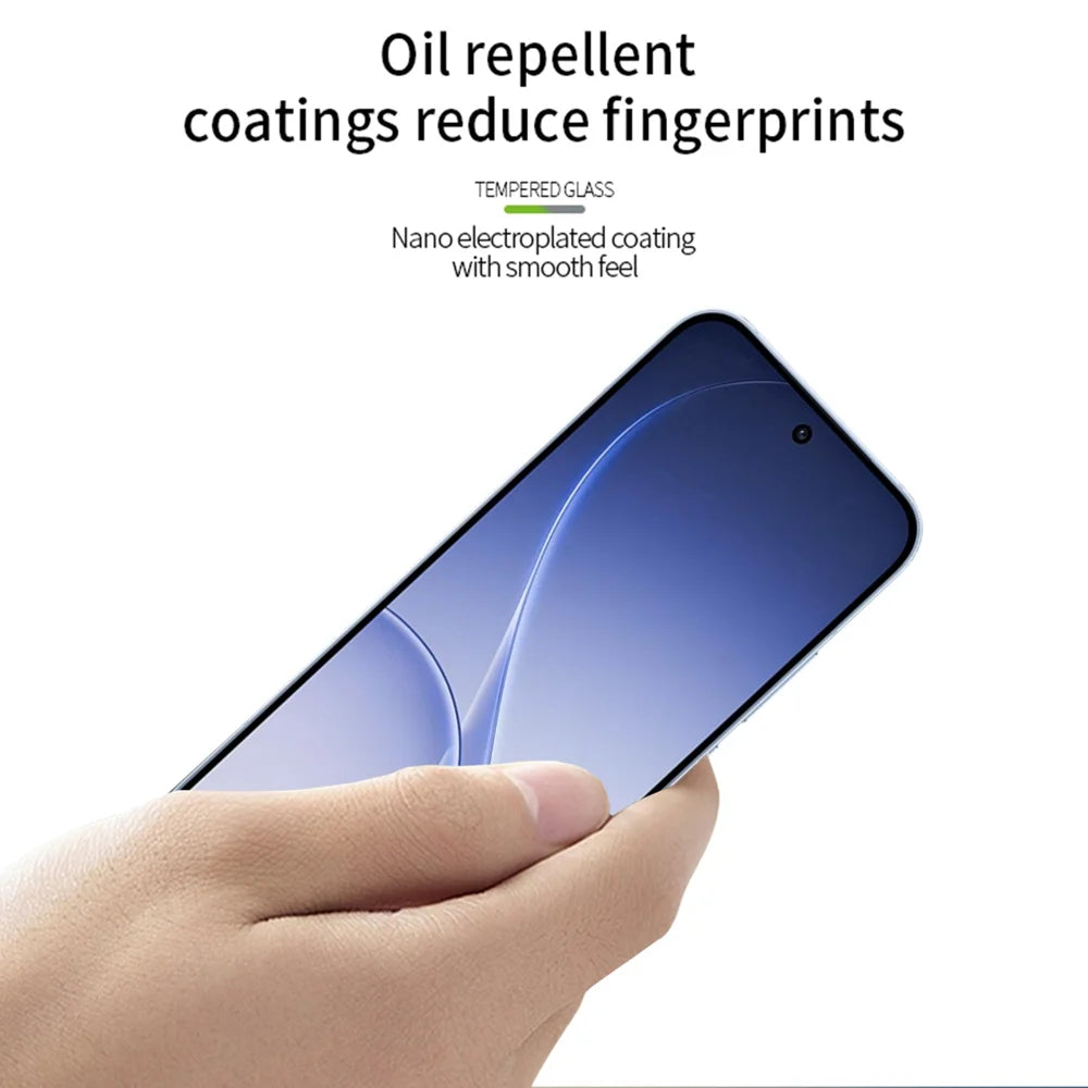 PINWUYO For Oppo Reno15 F 5G Tempered Glass Film  JK Series-2 9H Full Glue Full Screen Protector - Black - 4