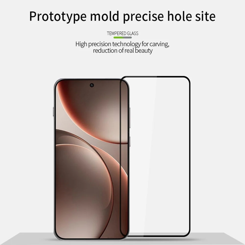 PINWUYO For Honor Magic8 5G / Oppo Find X9 5G Tempered Glass Film  JK Series-2 9H Full Glue Full Screen Protector - Black - 3