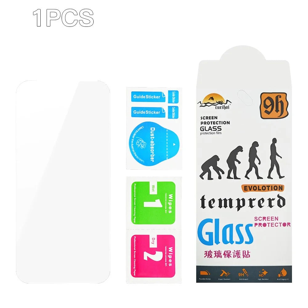 RURIHAI For Realme 16 5G Screen Protector 0.26mm 2.5D Full Glue High Aluminium Silicon Glass Film (NOT Complete Covering) - Transparent - 7