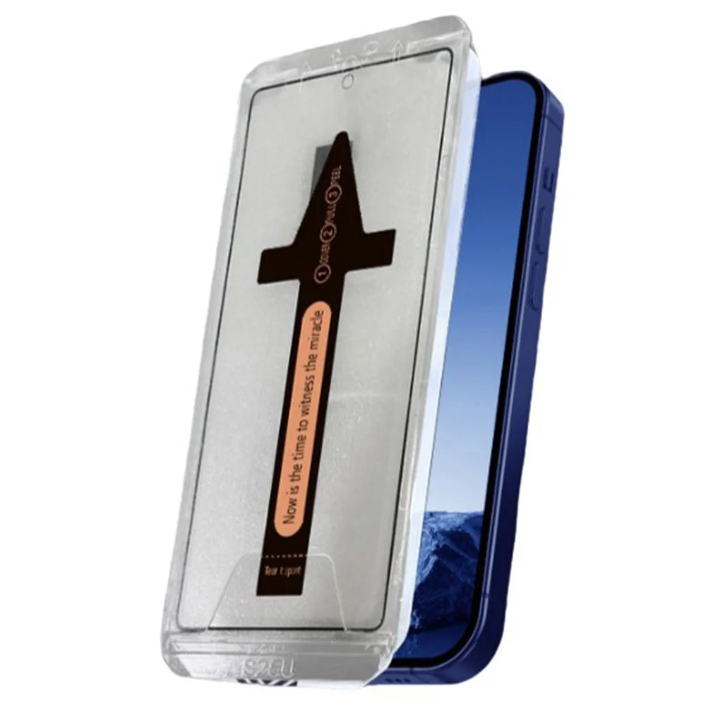 For Samsung Galaxy S26 Tempered Glass HD Clear Screen Protector with Automatic Dust Removal Tool - Transparent - 6