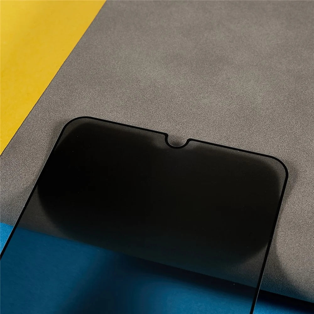 For Samsung Galaxy A14 5G / A14 4G Anti-spy Silk Printing Anti-explosion Screen Protector Complete Covering Side Glue Tempered Glass Film - 6