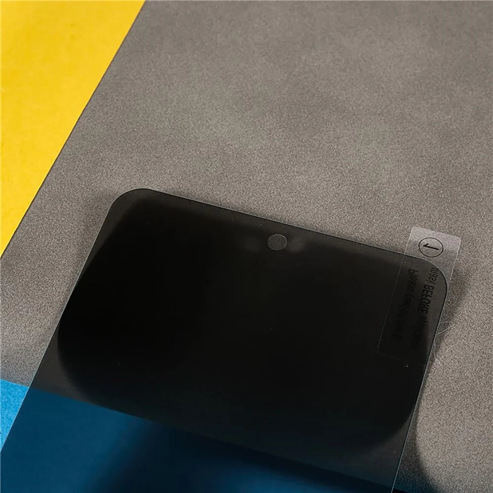 For Oppo Reno15 F 5G Anti-Spy Tempered Glass Screen Protector Full Covering Scratch-Resistant Film - Black - 6