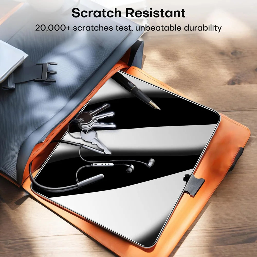 For iPad 10.2 (2020) / iPad 10.2 (2019) / iPad 10.2 (2021) Anti Spy Privacy Screen Protector Anti Fingerprint Tempered Glass Film (NOT Complete Covering) - Black - 4