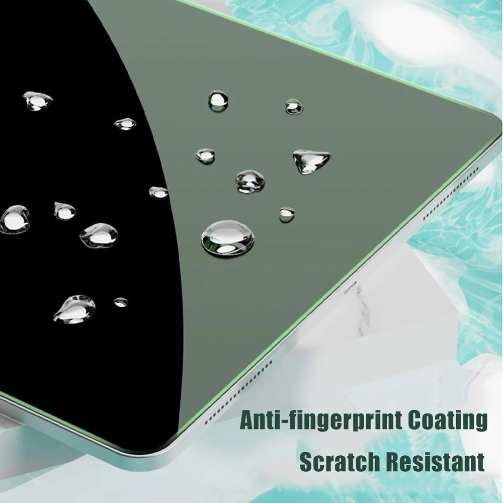 For iPad 10.2 (2019) / iPad 10.2 (2020) / iPad 10.2 (2021) Screen Protector Green Light Eye Protection Tempered Glass Film (Not Complete Covering) - Transparent - 3