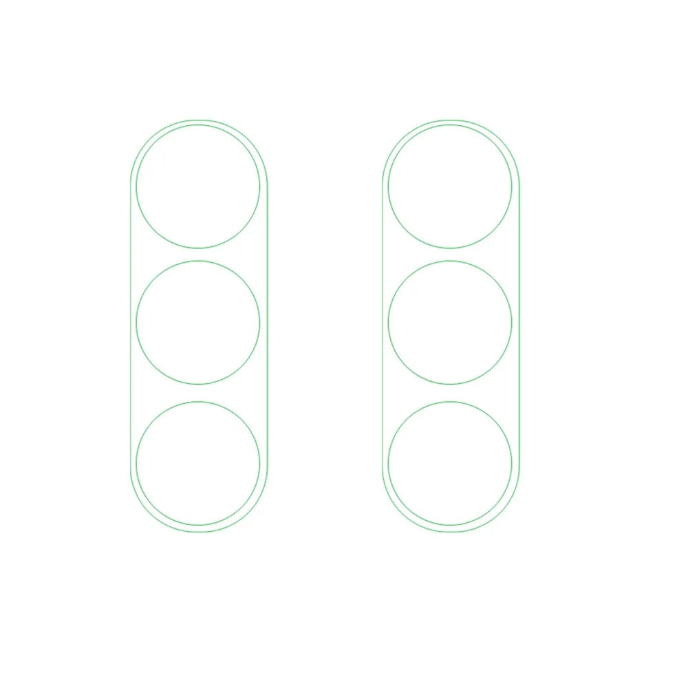 For Samsung Galaxy A54 5G 2Pcs  /  Set High Definition Camera Lens Protector 3D Arc Edge Tempered Glass Lens Film - 1