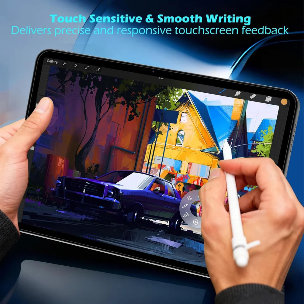 For iPad Air 11 (2026) / (2025) / (2024) High Definition Screen Protector Arc Edge Anti Fingerprint Tempered Glass Film (NOT Complete Covering) - Transparent - 3