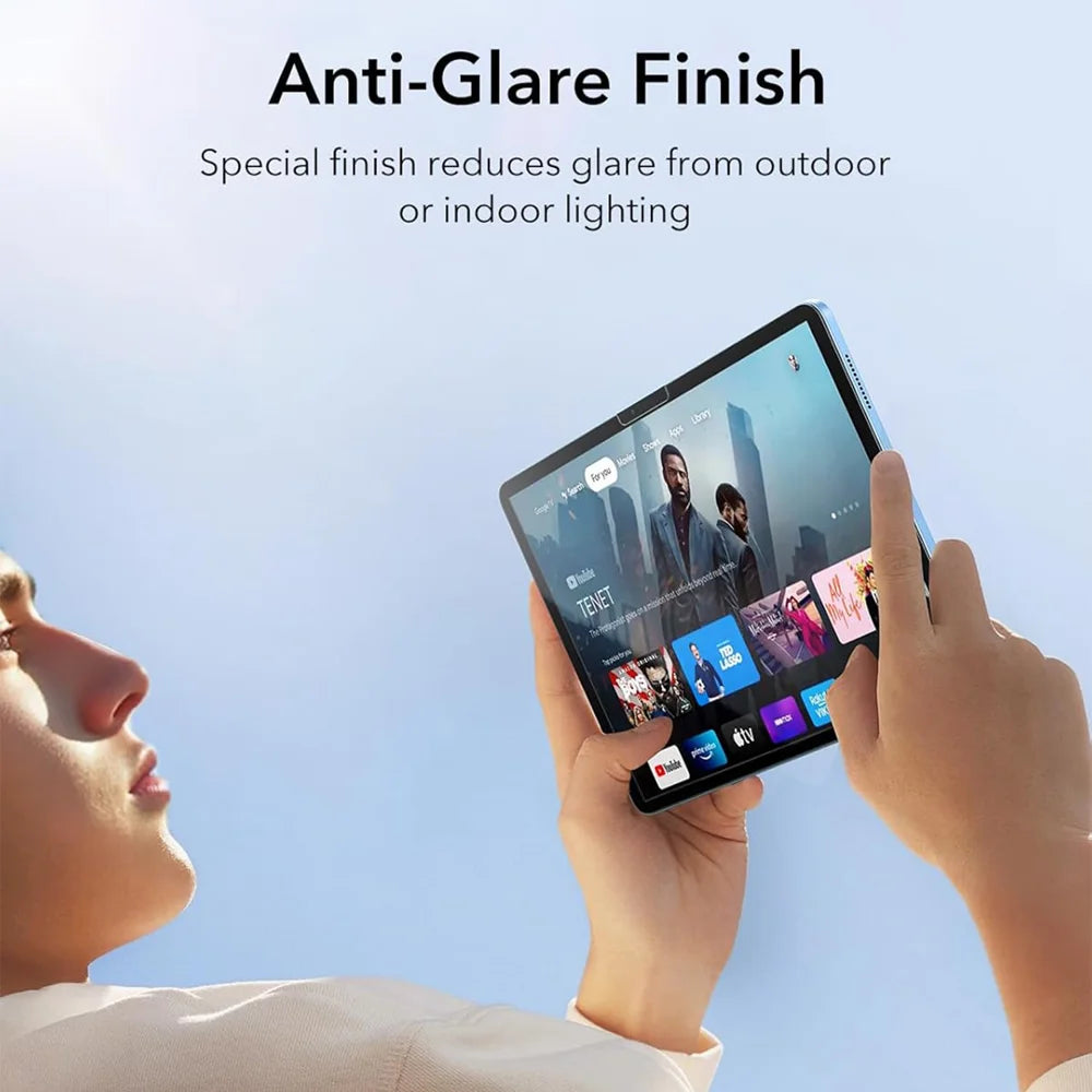 For iPad 10.9 (2022) / iPad (2025) Paper-Like PET Writing Film Matte Anti Fingerprint Screen Protector (NOT Complete Covering) - Transparent - 2