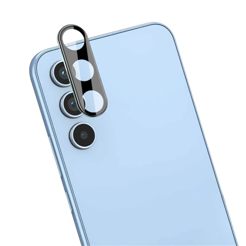IMAK For Samsung Galaxy A54 5G Clear Tempered Glass Lens Film + Acrylic Lens Cap Fingerprint-proof Camera Lens Protector (Black Version) - 3
