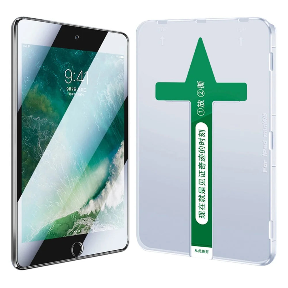 For iPad mini 4 / mini (2019) 7.9 inch Anti-explosion Tempered Glass Anti-fingerprint HD Clear Screen Protector with Plastic Injection Installation Tool - 1