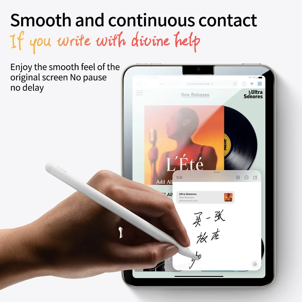 For iPad Pro 11 (2018)(2020)(2021)(2022) Anti-green-ray Tempered Glass Anti-fingerprint Full Screen Protector with Plastic Injection Installation Tool - 3