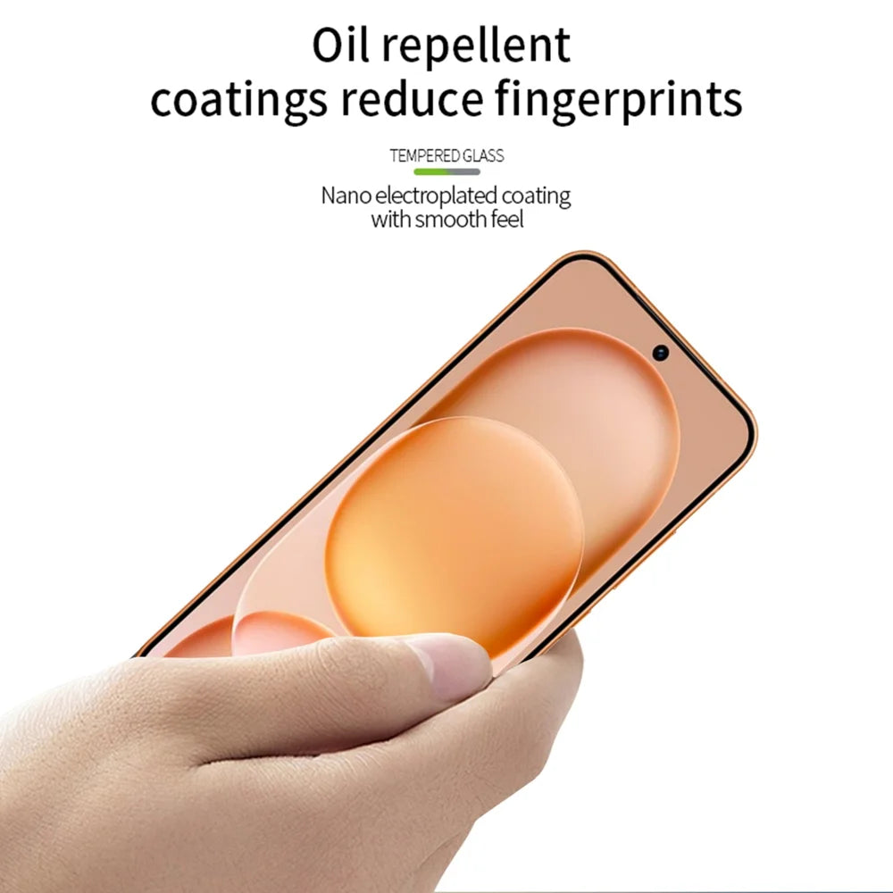 MOFI For Honor Magic8 Pro Air 5G Screen Protector  9H Full Glue Full Coverage High Aluminum-Silicon Glass Film - Black - 4
