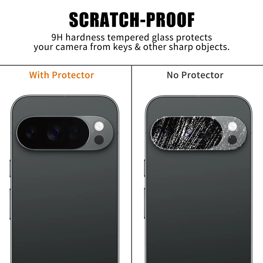 For Google Pixel 10 Pro Full Cover Camera Lens Protector High Definition Anti Fingerprint AR Tempered Glass Lens Film - Transparent - 4