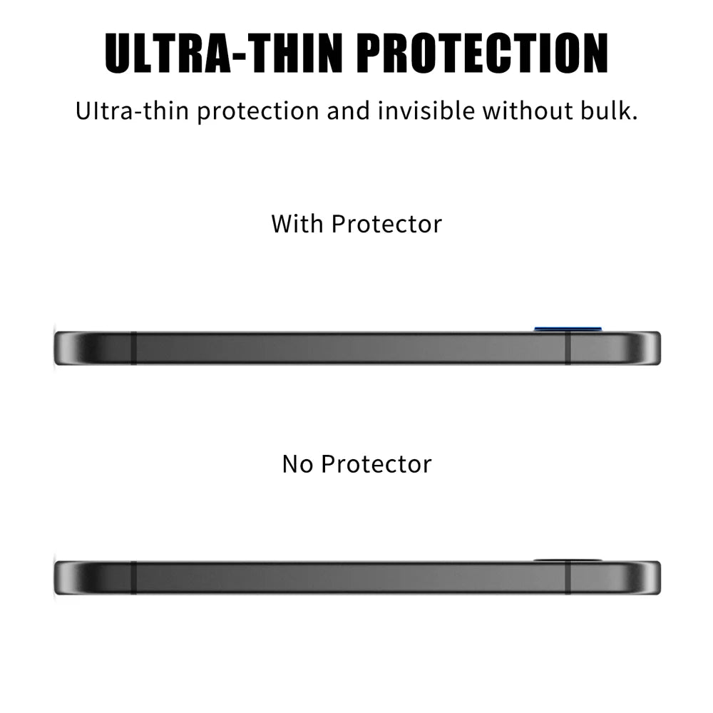 For Google Pixel 9a Full Cover Camera Lens Protector High Definition Anti Fingerprint AR Tempered Glass Lens Film - Transparent - 3