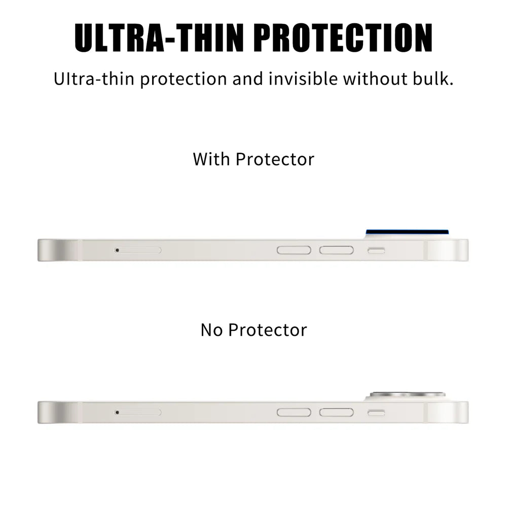 For iPhone 13 mini / iPhone 13 Full Cover Camera Lens Protector High Definition Anti Fingerprint AR Tempered Glass Lens Film - Transparent - 3