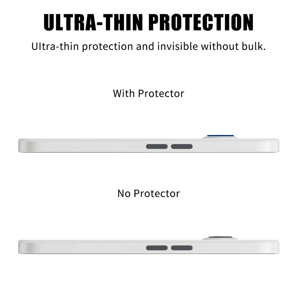 For Nothing Phone (2a) Full Cover Camera Lens Protector High Definition Anti Fingerprint AR Tempered Glass Lens Film - Transparent - 3