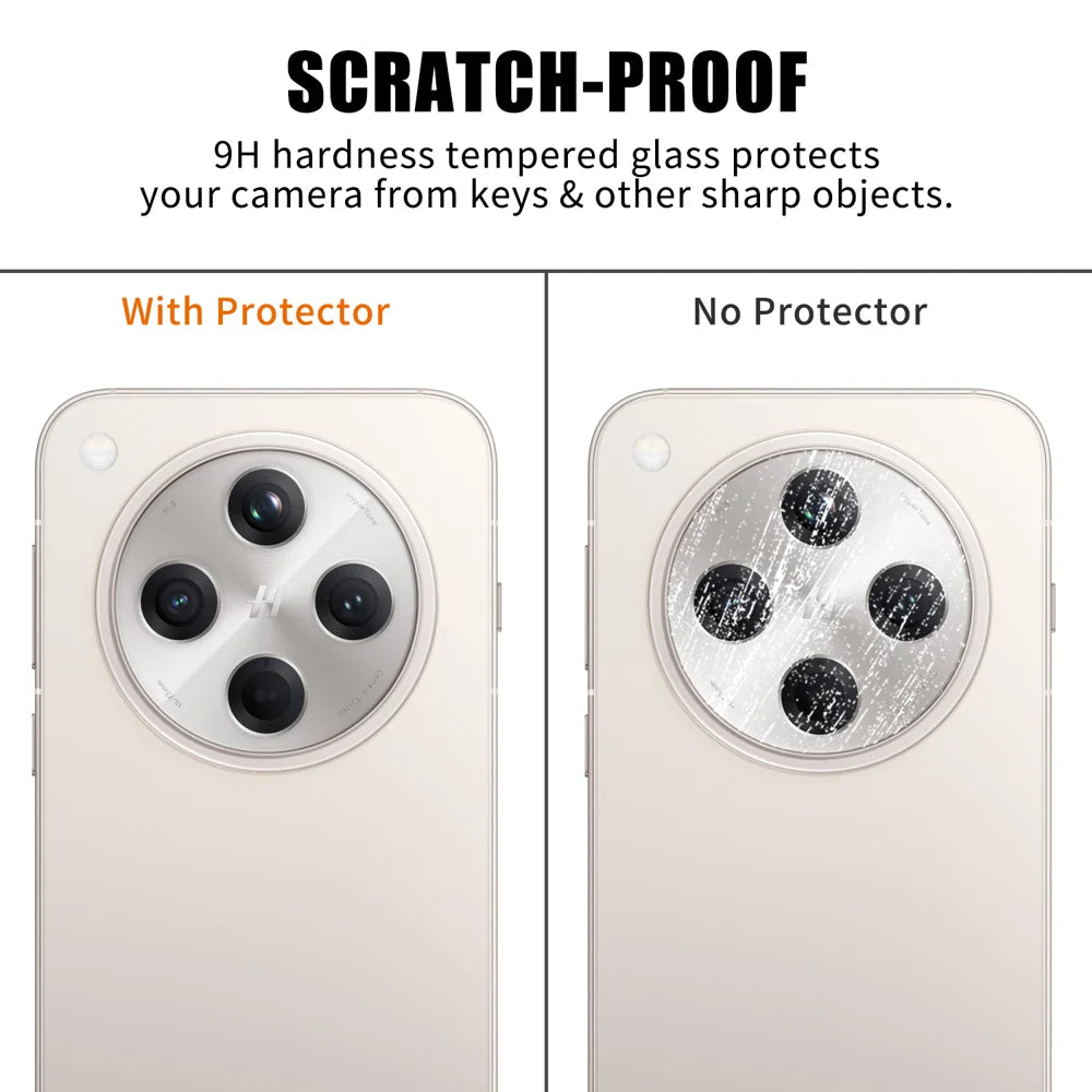 For Oppo Find X8 5G Full Cover Camera Lens Protector High Definition Anti Fingerprint AR Tempered Glass Lens Film - Transparent - 4