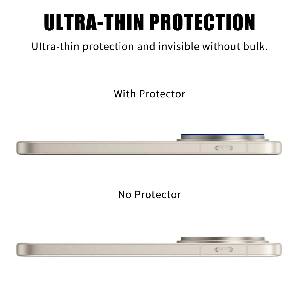 For Oppo Find X8 Pro 5G Full Cover Camera Lens Protector High Definition Anti Fingerprint AR Tempered Glass Lens Film - Transparent - 3